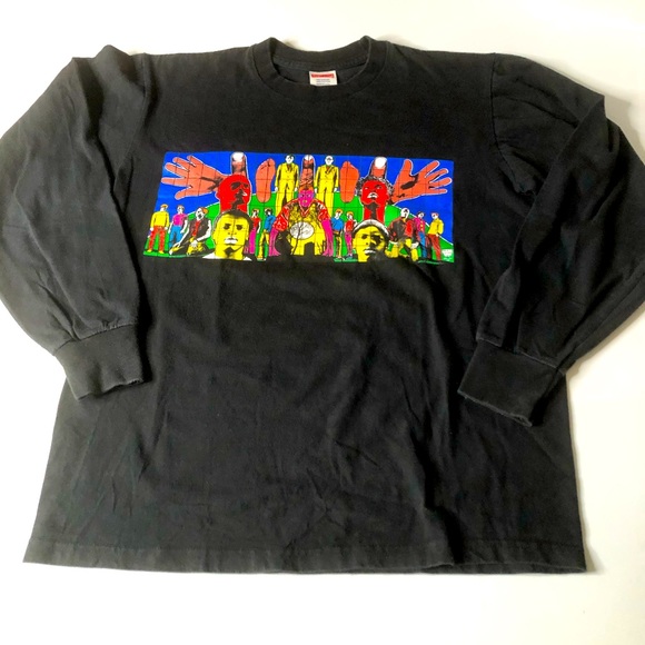 Supreme Other - Supreme L/S Small Black T-Shirt Death After Life